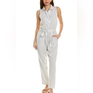 NWT Bella Dahl sleeveless jumper, foggy blue, women’s size large.